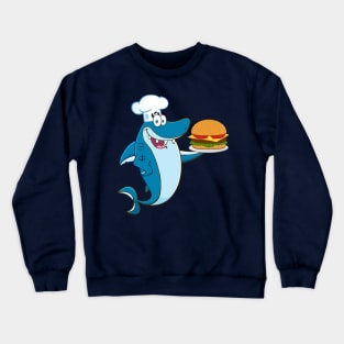 Chef blue shark Crewneck Sweatshirt